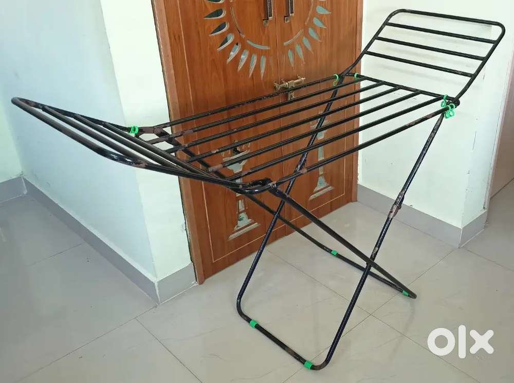 Black ClothStand Big Foldable Study Laptop Table Helmet Good Condition