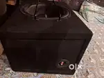 Blaunkpunkt woofer and 4 channel amp sound barrier