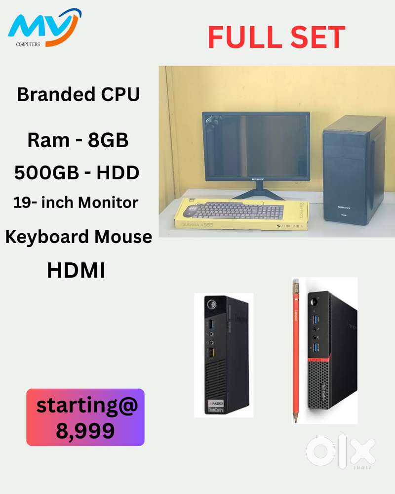 1 - Year Warranty  Free Installation Demo  Starting @ 8,999  Ready To