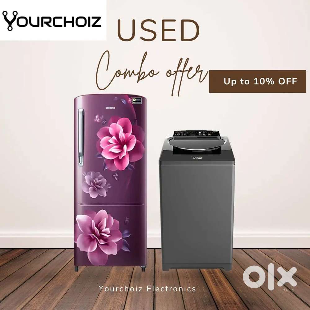 Single door fridges and washing machine get good deals for combo
