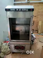 Bbq machine  4 rods  with cromptom motor less electricity consumimg