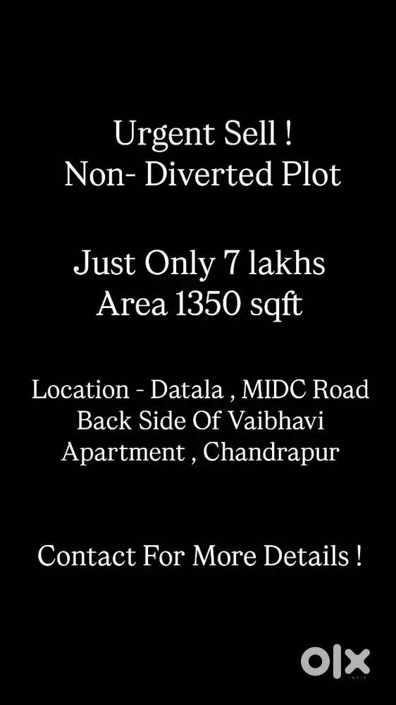 Urjent Plot Sale