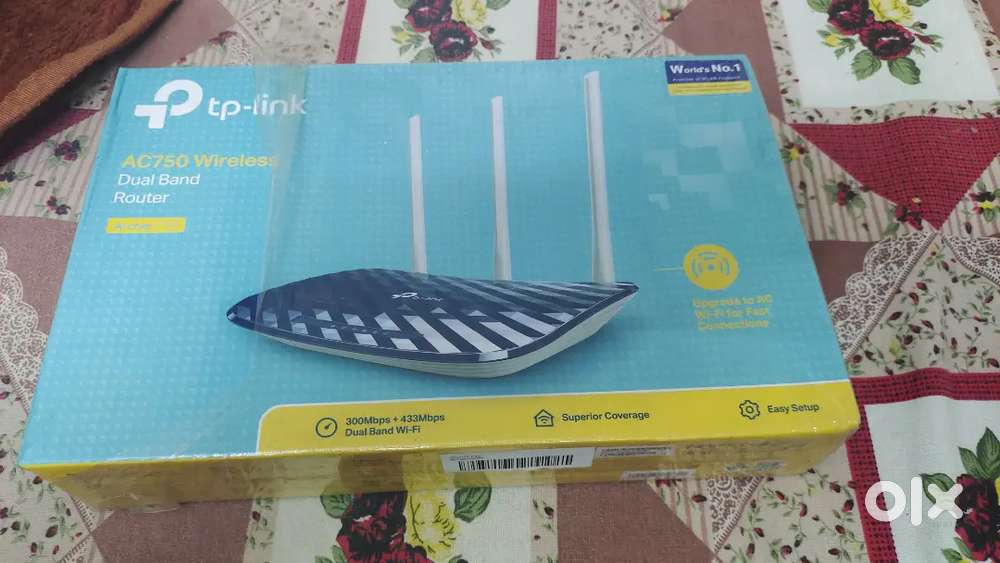 TP-Link Archer C20 AC750 Dual Band WiFi Router 2.4GHz + 5GHz  Like New