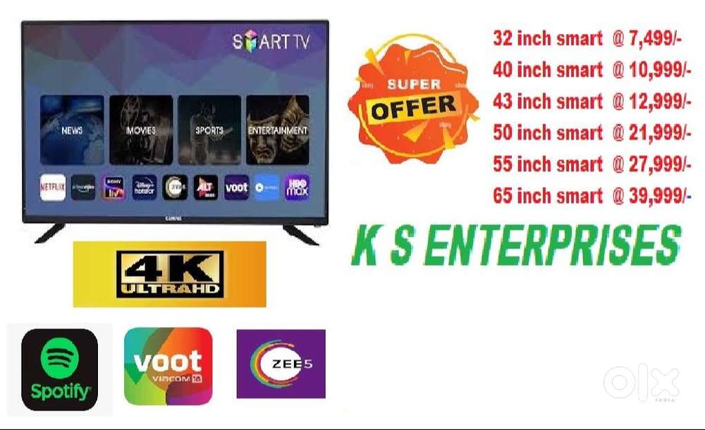 50 INCH SMART LED TV @ 21,999 /-