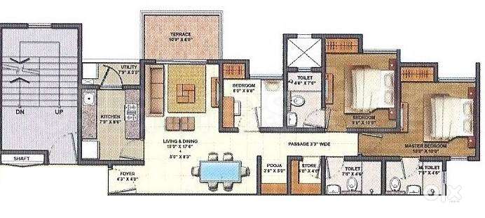 2.5 bhk at sale lowest prize ever at 70-75 lacs + benefits of Rs 3 LA