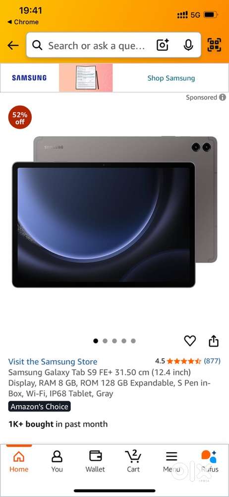 Samsung Galaxy Tab S9 FE+ 5G
