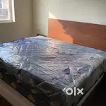 Queen size mettress+office table 5000