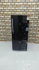 Black colour flower model fridge with shipping all over bangalore