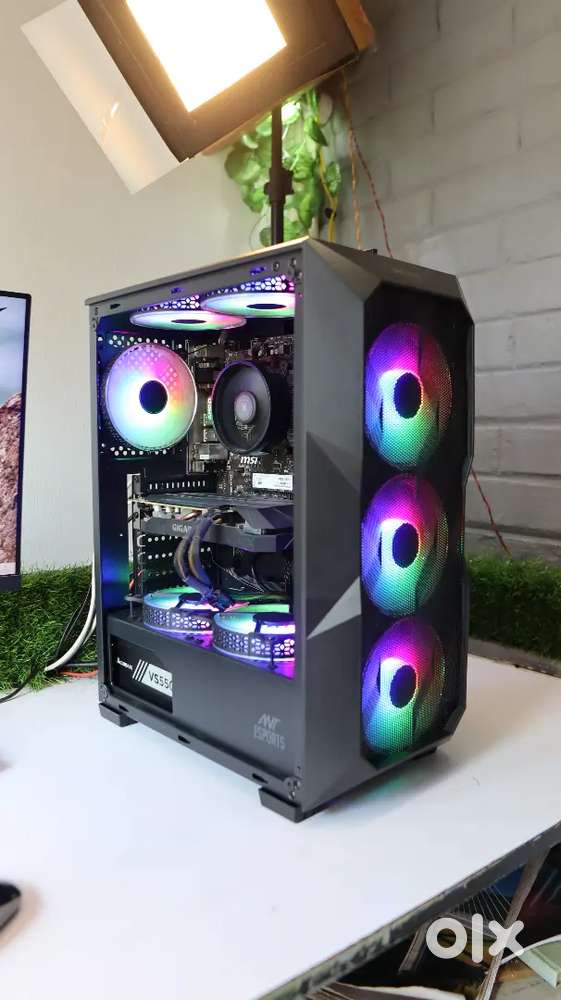 RYZEN GAMING EDITING PC DESKTOP COMPUTER CPU GRAPHICS CARD GTX