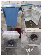 Lg single door refrigerator and lg front load washing machine