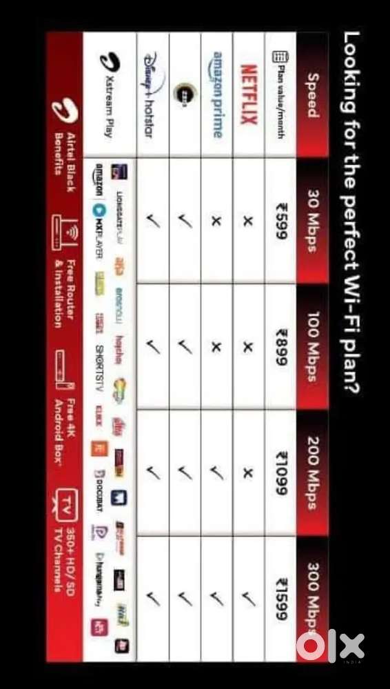 Airtel Xtreme fiber
