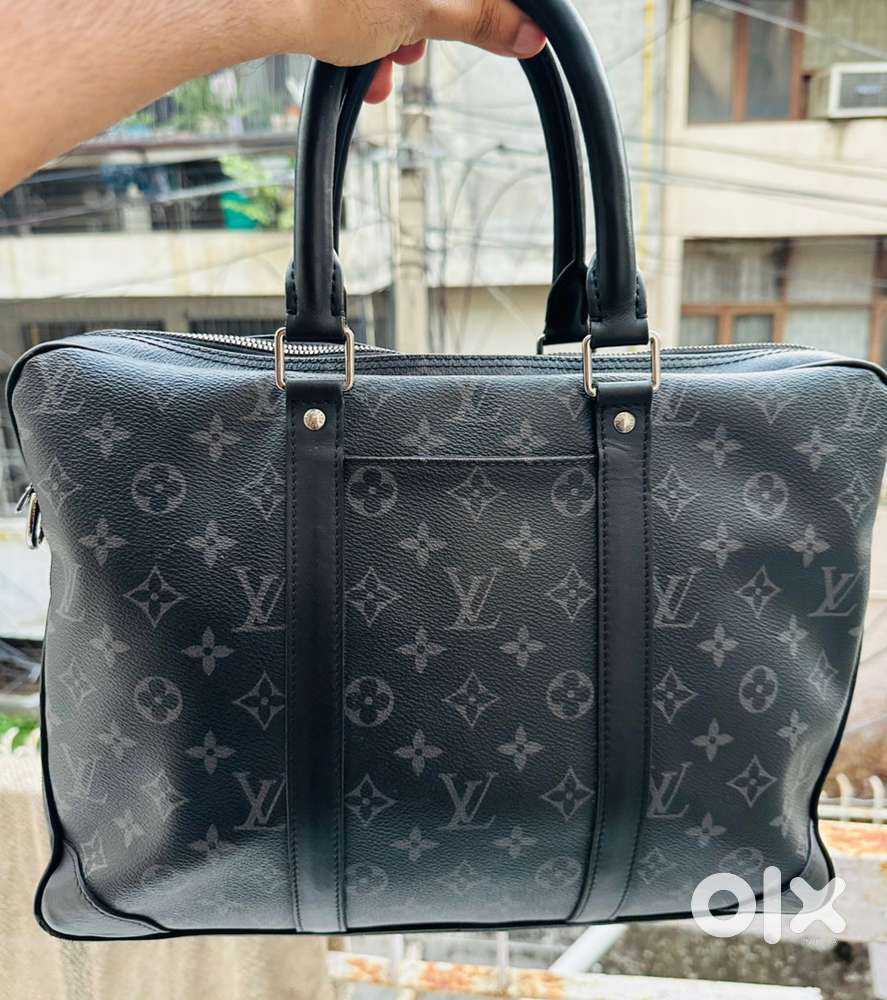 Louis Vuitton Laptop Bag - Grey black colour