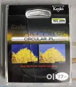 Kenko Smart 77mm Circular PL lens filter - unused- price 2.5k fixed