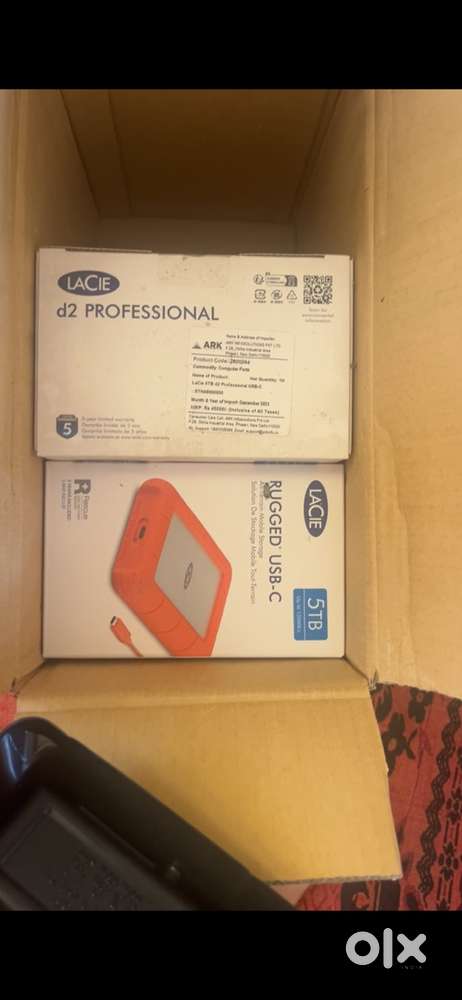Lacie packed hard drives for sell