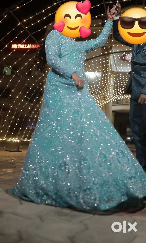 Grand wedding reception gown 14000
