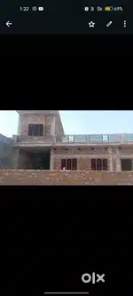 Plot for sale 3 room lobby kitchen 2 bathroom store