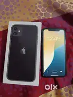 iphone 11 64 gb black colour with bill and box brand new condition