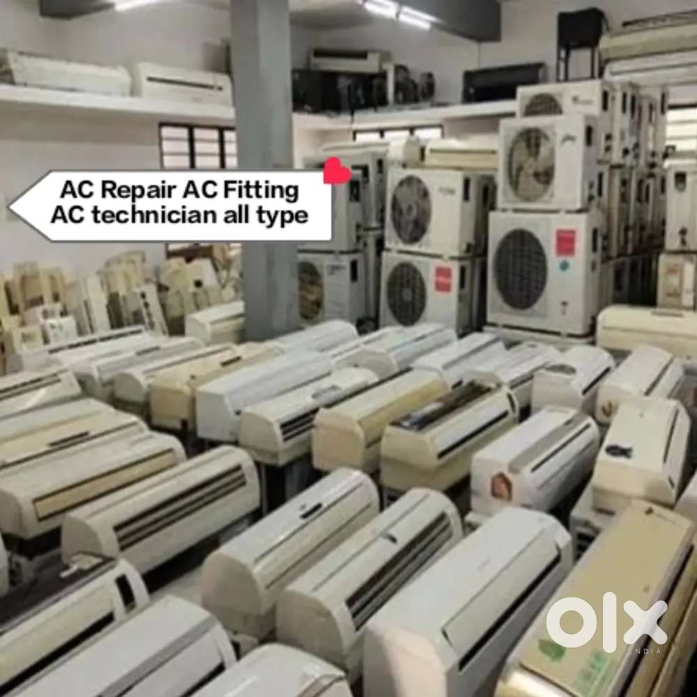 AC Repair service fitting AC gas charge PCB repair windows split