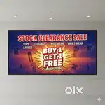 Sarees buy 1 get 1 stock  clearance sale