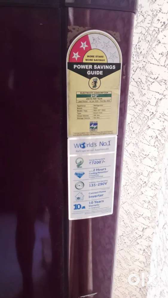 Haier Fridge 190 liter Single door