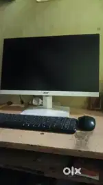 Lenovo Touchpad computer with Acer monitor