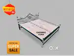 Cot , steel cot , single , double, queen size , King Size Bed @ KJER54