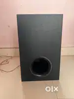 Subwoofer box and sony 100watt woofer speaker  mounted box
