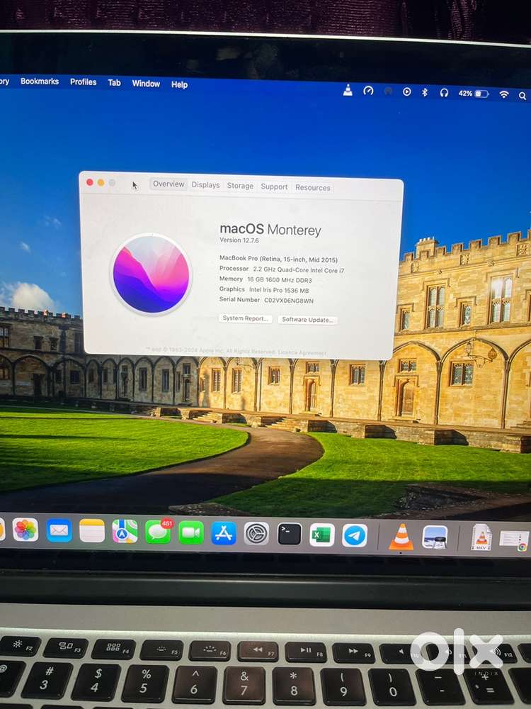 Macbook Pro - 15 inch