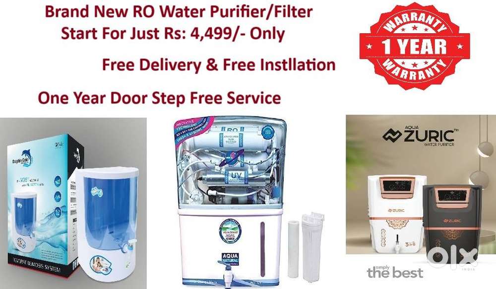 Brand New RO Water Purifier Start For Just Rs 4,499 Only