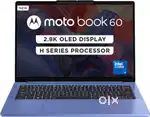 Moto Book 60 With Intel Core 210h 2k Amoled 120hz DISPLAY