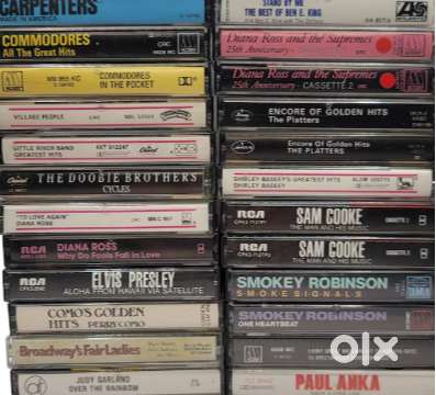 English Music Cassettes from the late 60's