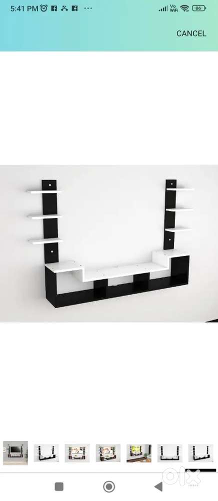 Wall Mount TV Stand Set Top Box Stand & single size Bunk bed