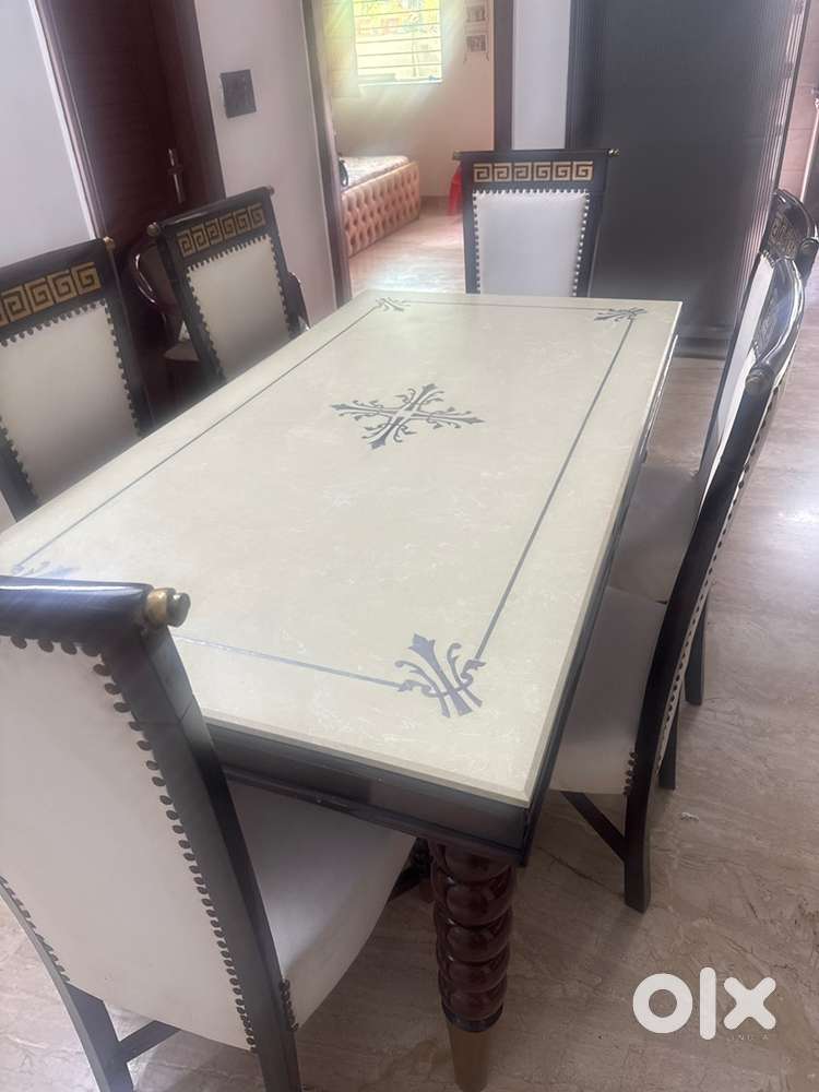 6 chair dining table