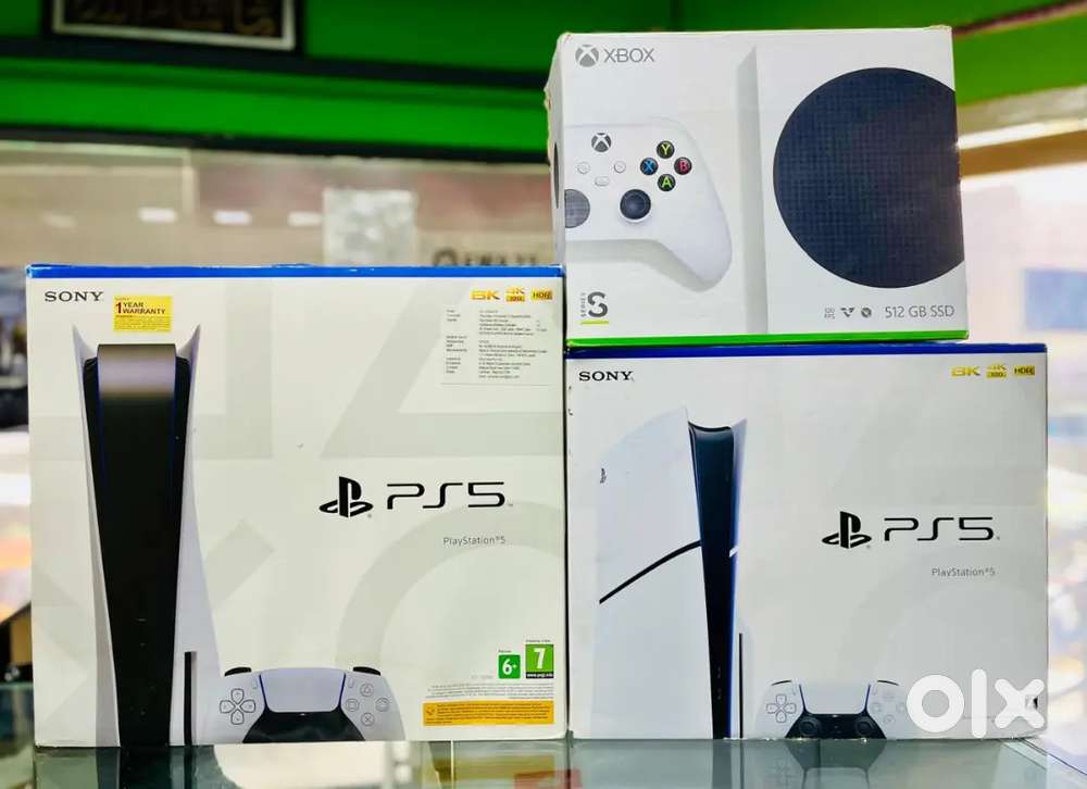 Slim PlayStation 5 with games for sale