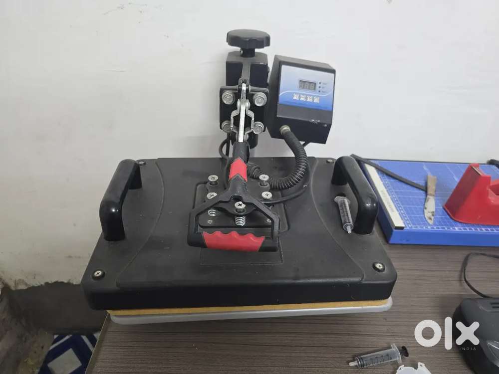 Heat press printing machine and litmus printer
