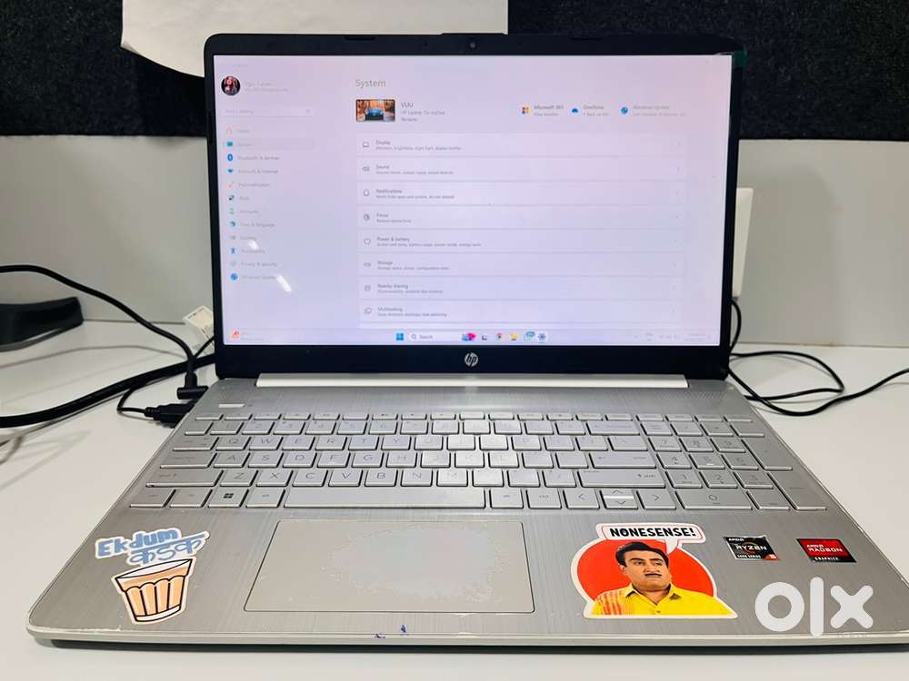 HP Laptop (AMD Ryzen 5000, 8GB, 512GB SSD) - Best for Work & Study