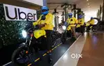 UBER bike hiring boy