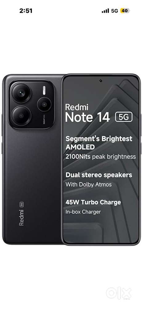 Redmi note 14 5g 08/128 black