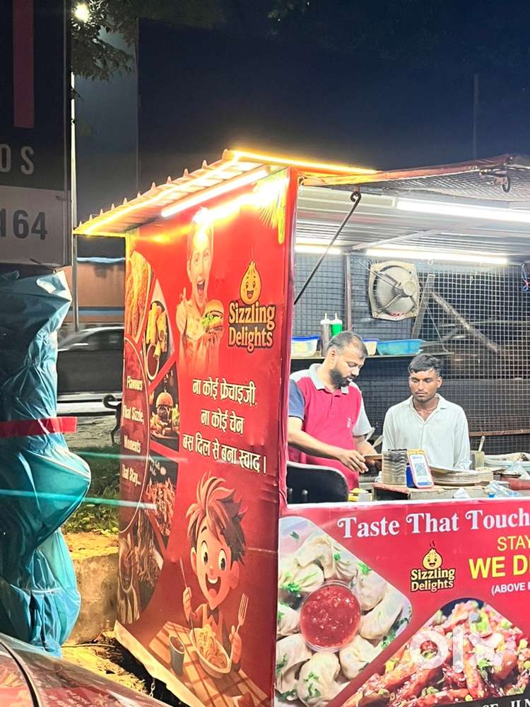 A running food cart for sale