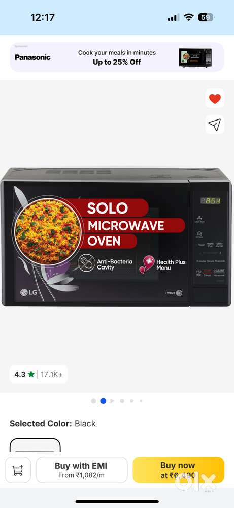 Solo microwave