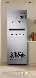 Samsung double door convertible fridge