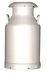 Milk can aluminium