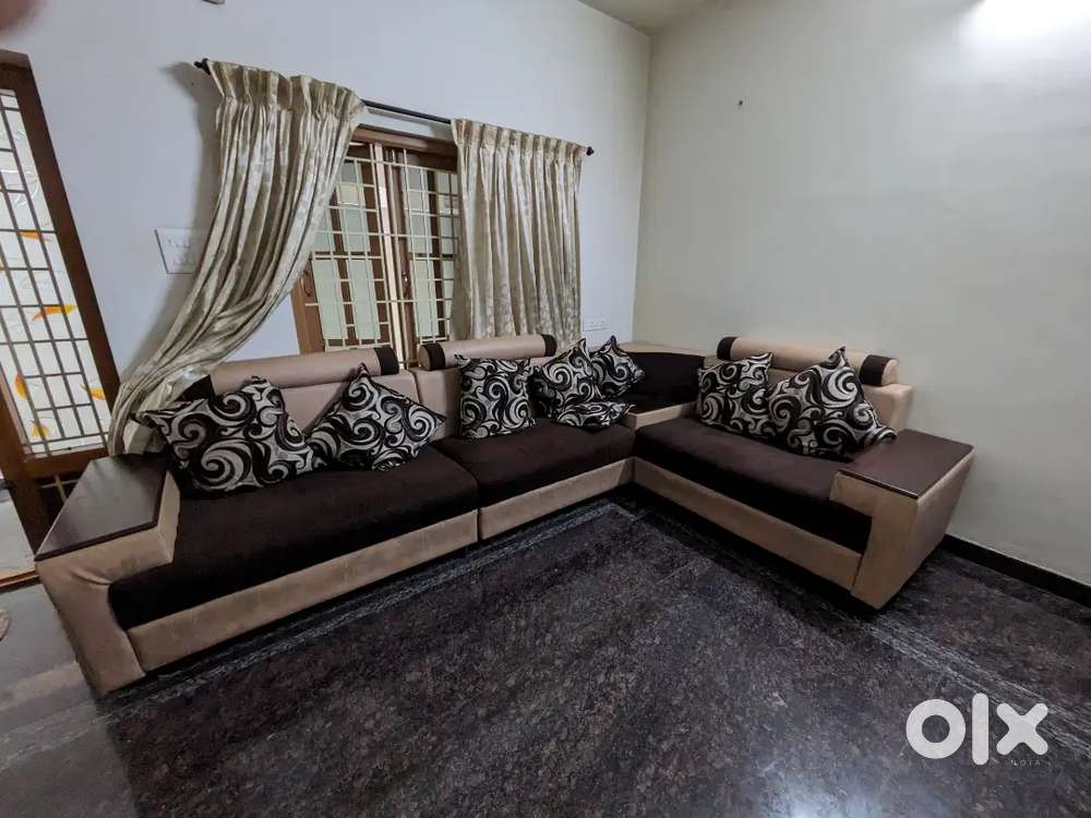 6 Seater Sofa Set with 8 Cushions Perfect for Home Office Living Room