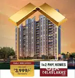 Today Global Gold Rush  Exclusive 1&2BHK start@₹43.49L
