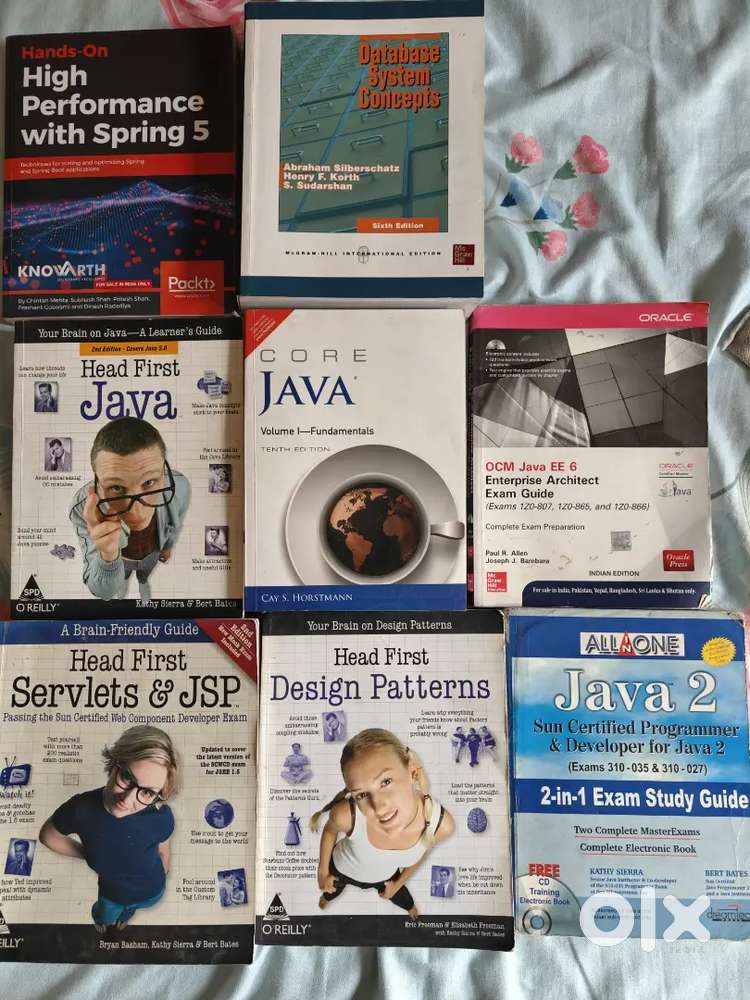 Java advanced java spring database books