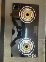 Toughened glass new stove with good burnals