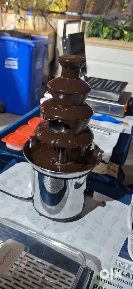 Popcorn, 4 tyre & 5 tyre Chocolate fountain , 3 pot chocolate melter