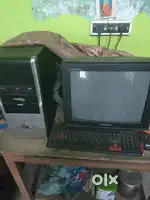 Monitor desktop & cpu & uffer