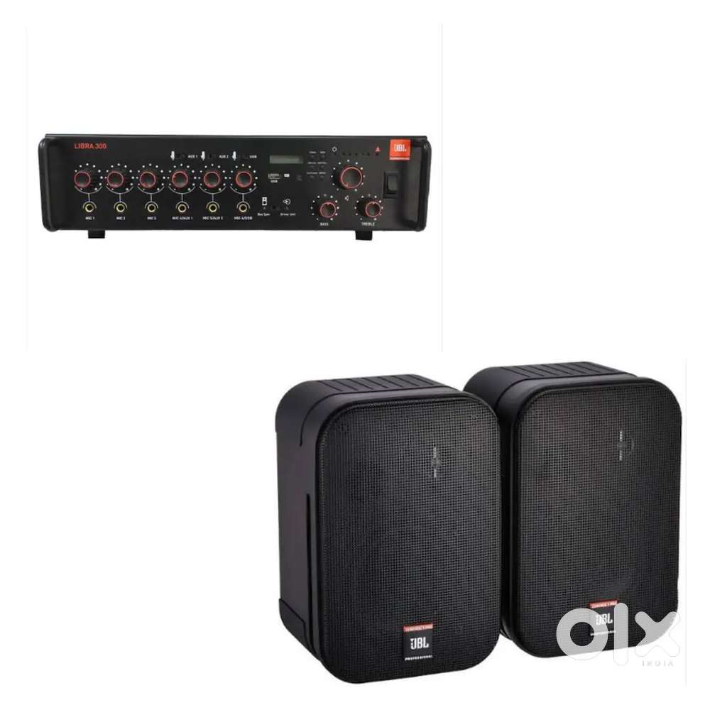 Jbl Libra 300 Amplifier With Jbl Control 1 Pro Spekers