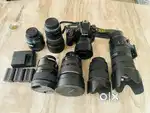 Nikon D750 DSLR Full Kit with 7 Lenses, Batteries & Charger (Pro Set)